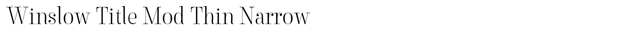 Winslow Title Mod Thin Narrow image